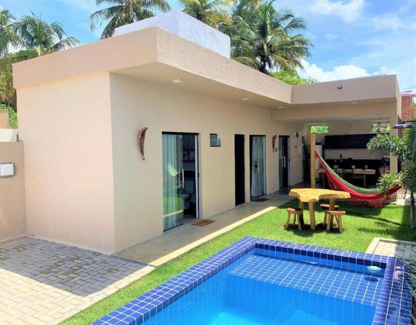 Casa Conchas Do Patacho Villa Pôrto de Pedras Exteriör bild