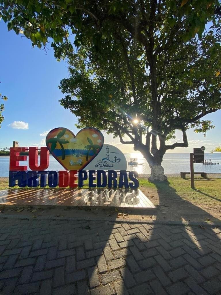 Casa Conchas Do Patacho Villa Pôrto de Pedras Exteriör bild